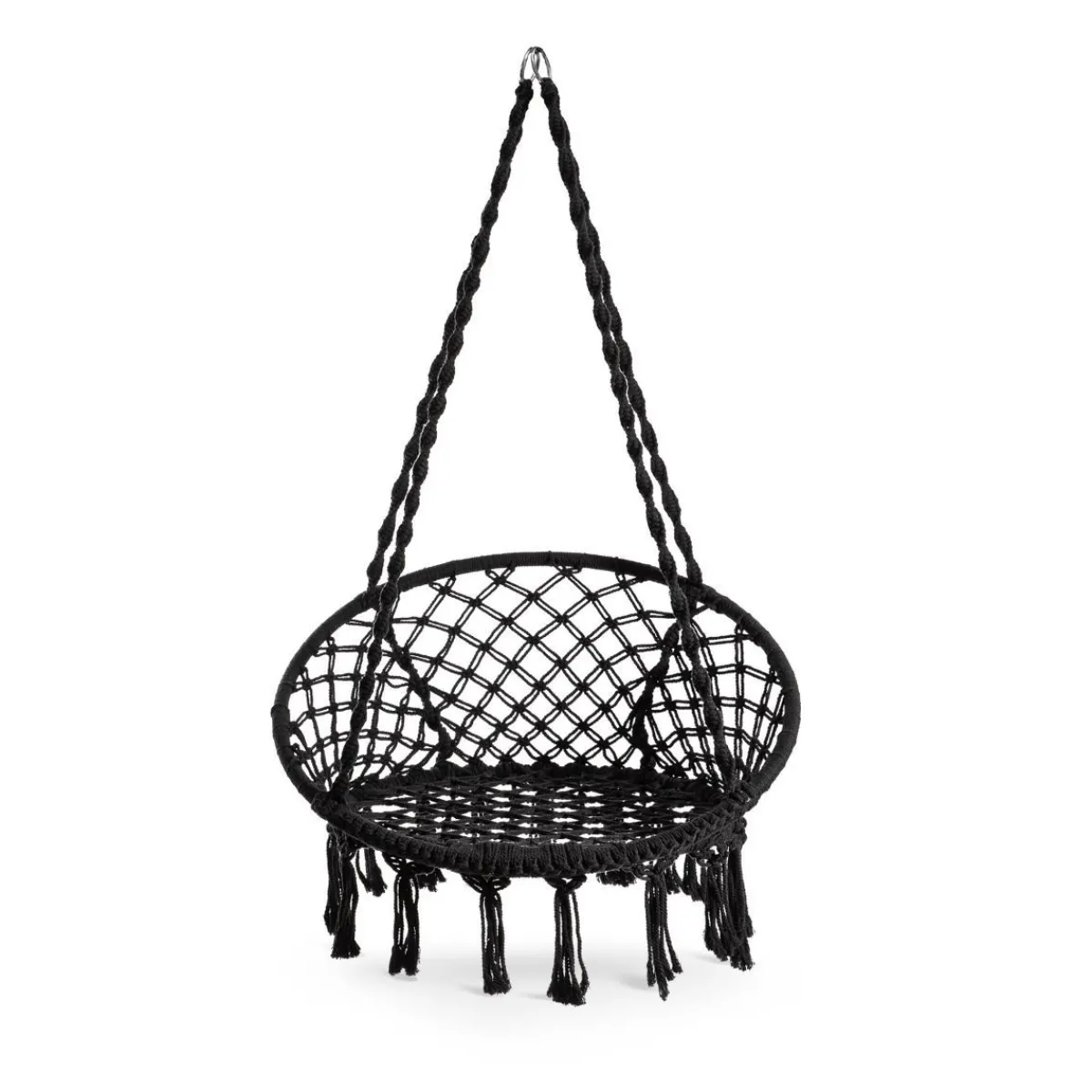 Cheap Hustawka Circle Czarna 82X60X115-138 Cm Hustawki Na Balkon