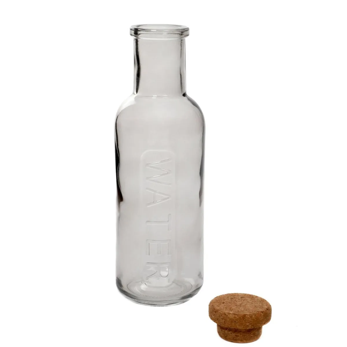 Cheap Karafka Maeve Z Korkiem Szara 1 L Karafki