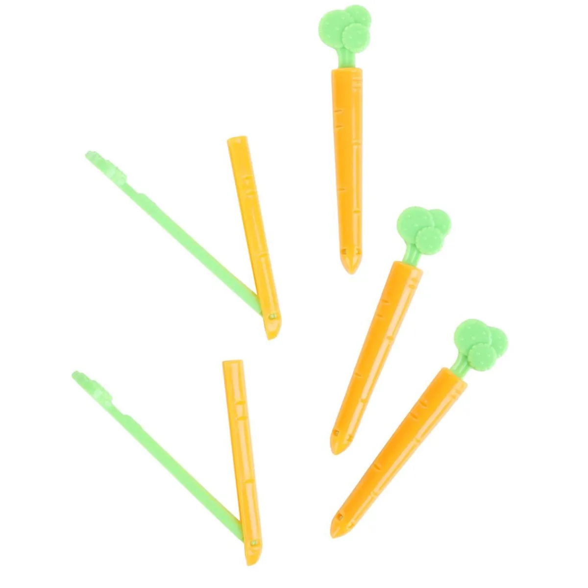 Best Klipsy Carrot Spozywcze Marchewki 5Szt Przybory Kuchenne