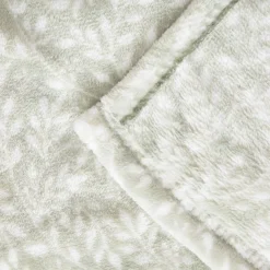 Best Sale Koc Landen W Liscie Pistacjowy 150X200 Cm Koce