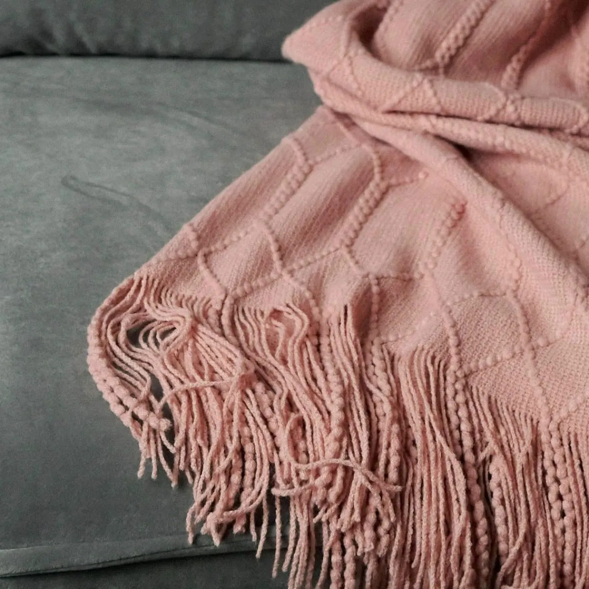 Flash Sale Koc Loop W Splot Kulkowy 130X170 Cm Poduszki Na Krzeslo
