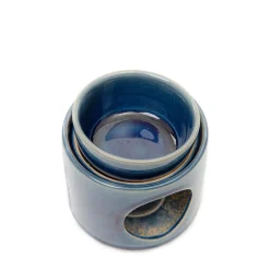 Discount Kominek Soleto Ceramiczny Granatowy 9X9X10 Cm Kominki I Woski