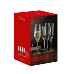 Cheap Komplet Kieliszkow Style Do Szampana 4 Szt. 0,24 L Naczynia Ogródowe I Piknikowe