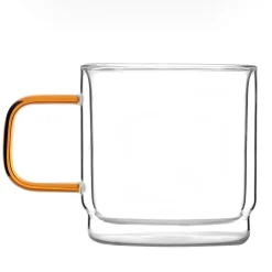 Cheap Komplet Szklanek Amber Z Podwojna Scianka 2 Szt. 320 Ml Szklanki