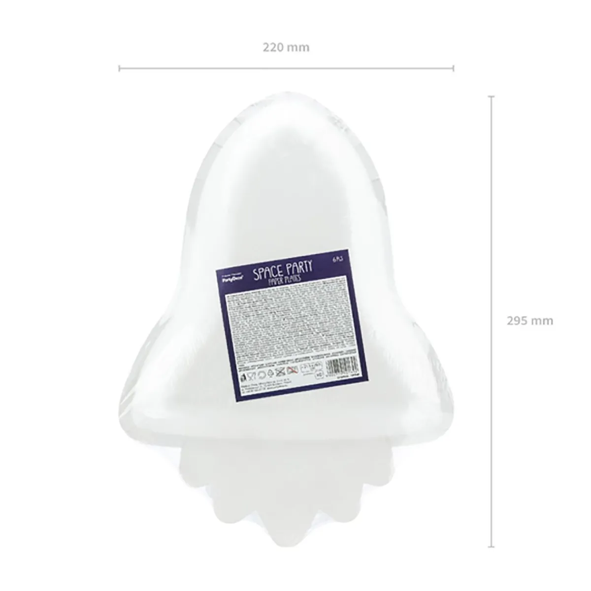 Online Komplet Talerzy Space Papierowych 6 Szt. 21X29 Cm Sale