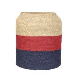 Best Sale Kosz Do Przechowywania Regin W Kolorowe Paski 35X35X45 Cm Kosze I Koszyki
