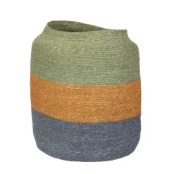 Store Kosz Do Przechowywania Regin W Kolorowe Paski 35X35X45 Cm Kosze I Koszyki