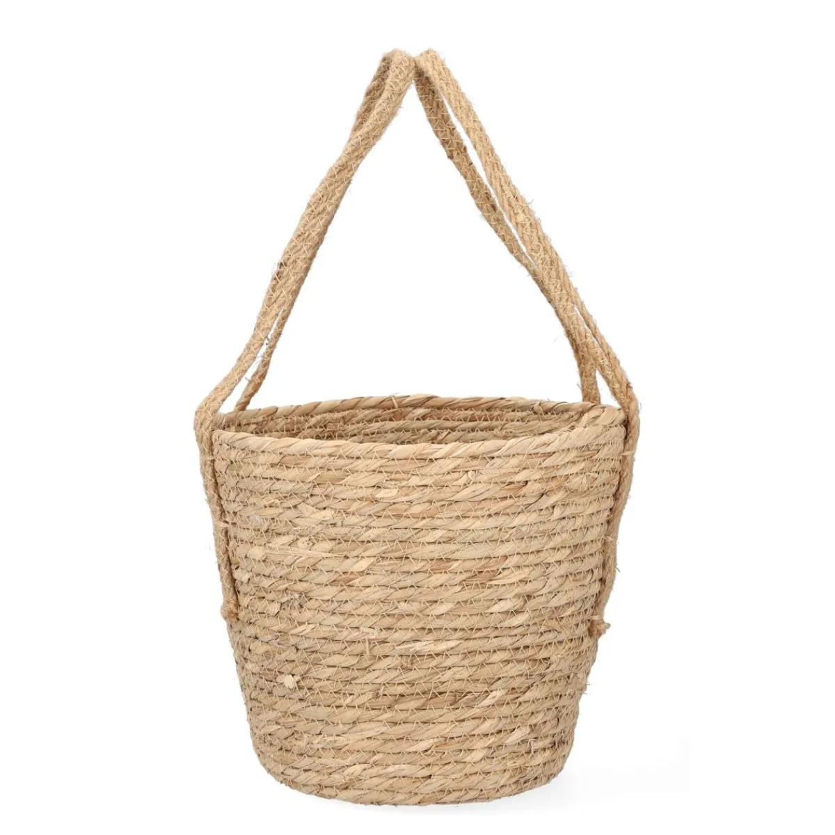 Fashion Kosz Lumbo Z Trawy Morskiej Z Uchwytami 28X25 Cm Koszyki Do Łazienki