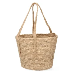 Fashion Kosz Lumbo Z Trawy Morskiej Z Uchwytami 28X25 Cm Koszyki Do Łazienki