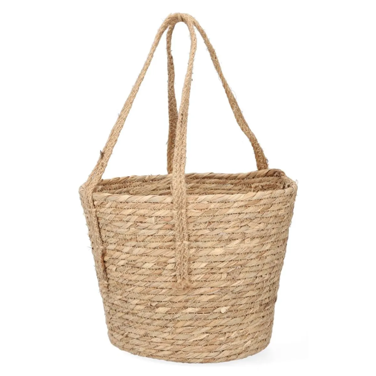 Fashion Kosz Lumbo Z Trawy Morskiej Z Uchwytami 28X25 Cm Koszyki Do Łazienki