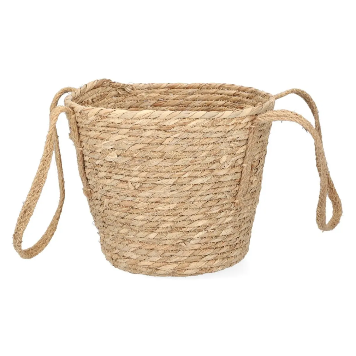 Fashion Kosz Lumbo Z Trawy Morskiej Z Uchwytami 28X25 Cm Koszyki Do Łazienki