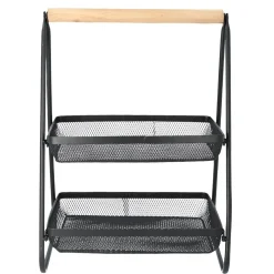 Cheap Koszyk Gridio Dwupietrowy Prostokatny 51X38X25 Cm Patery
