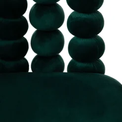 Shop Krzeslo Bubble Beam Welurowe Zielone 56,5X52X87 Cm Krzesła