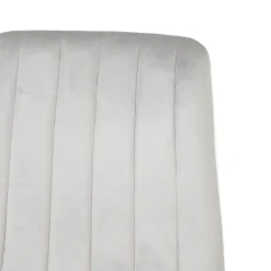 Cheap Krzeslo Golick Welurowe Jasnoszare 44X57X88 Cm Krzesła