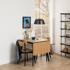 Best Sale Krzeslo Haveri! Drewniane Czarne-Naturalne 55X45X79,5 Cm Krzesła