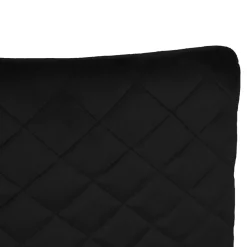 Shop Krzeslo Logan Welurowe Czarne 44X44X92 Cm Krzesła