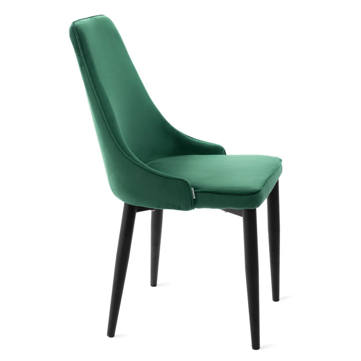 Shop Krzeslo Louis Ribbon Welurowe Zielone 44X59X88 Cm Krzesła