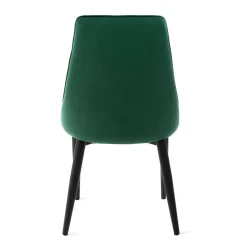 Shop Krzeslo Louis Ribbon Welurowe Zielone 44X59X88 Cm Krzesła