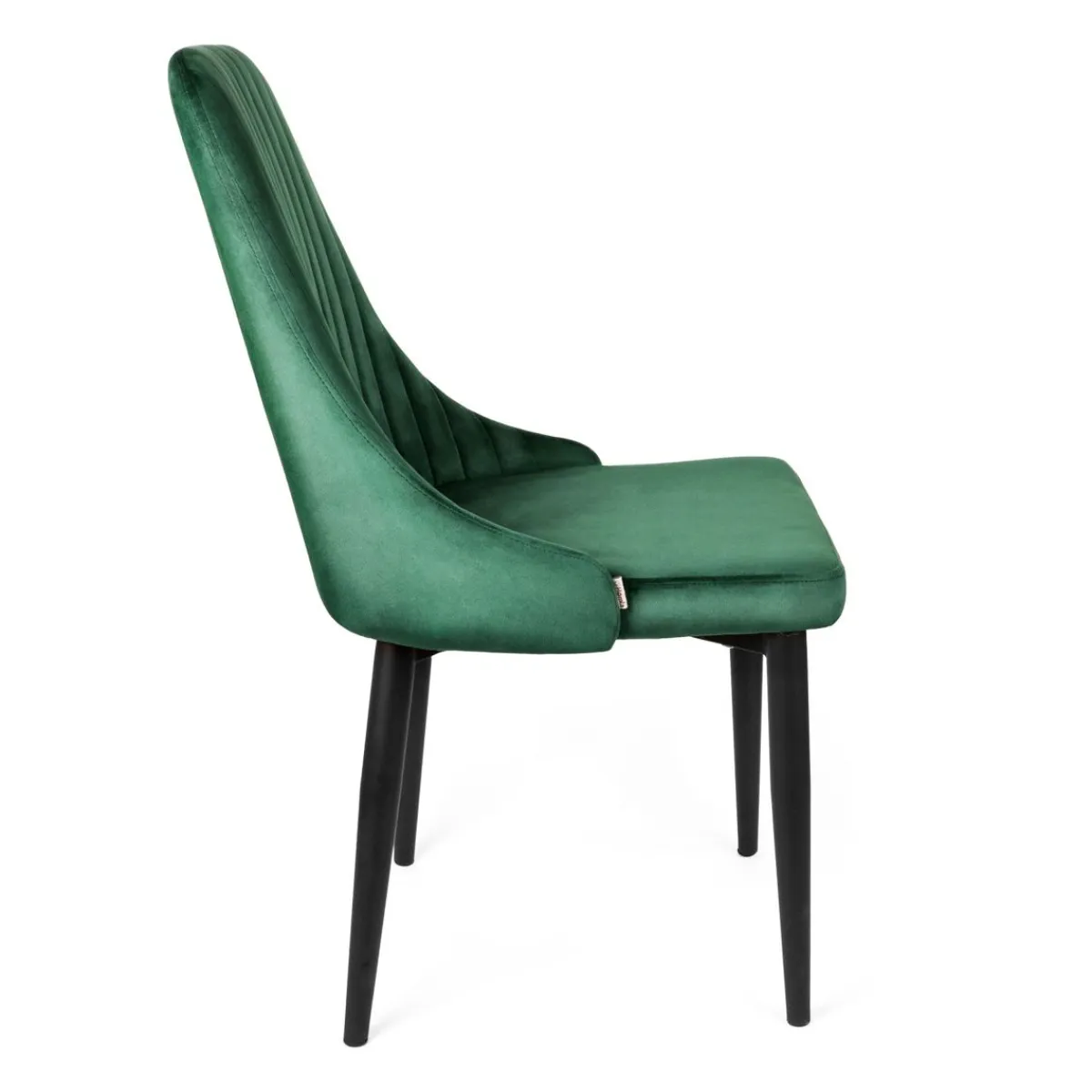 Cheap Krzeslo Louis Welurowe Zielone 44X59X88 Cm Krzesła