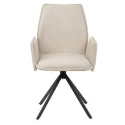 Sale Krzeslo Lugro Obrotowe Bezowe 56X60X82 Cm Krzesła Obrotowe