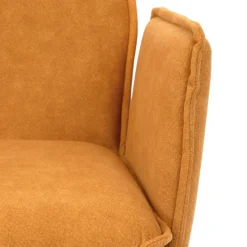 Best Sale Krzeslo Lugro Obrotowe Musztardowe 56X60X82 Cm Krzesła Obrotowe
