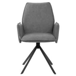 Flash Sale Krzeslo Lugro Obrotowe Szare 56X60X82 Cm Krzesła Obrotowe