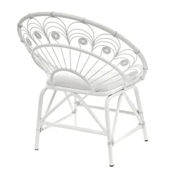 Cheap Krzeslo Roi Metalowe 83 X 65 X 89 Cm Krzesła Ogródowe