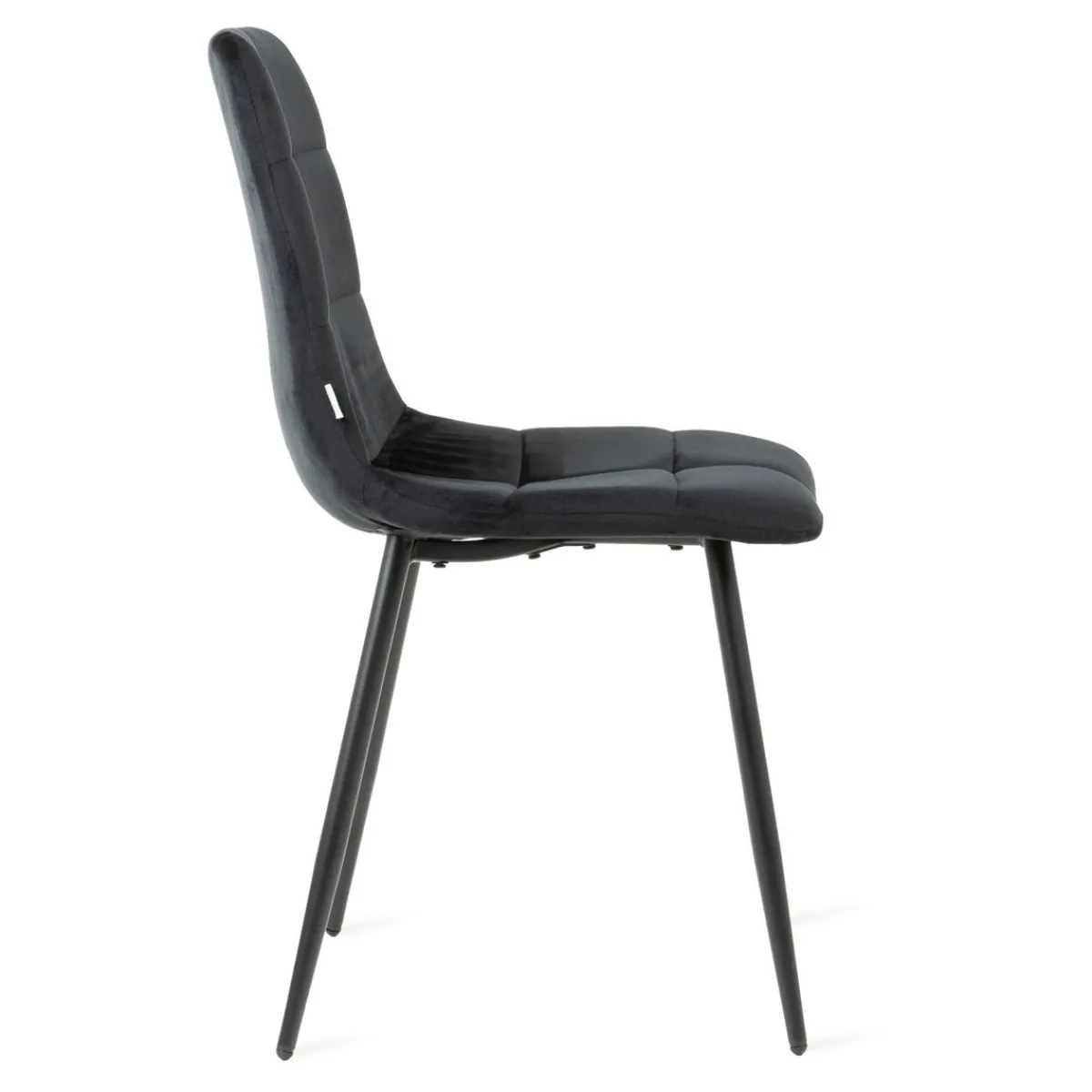 Best Krzeslo Triss Welurowe Czarne 44X57X88 Cm Krzesła