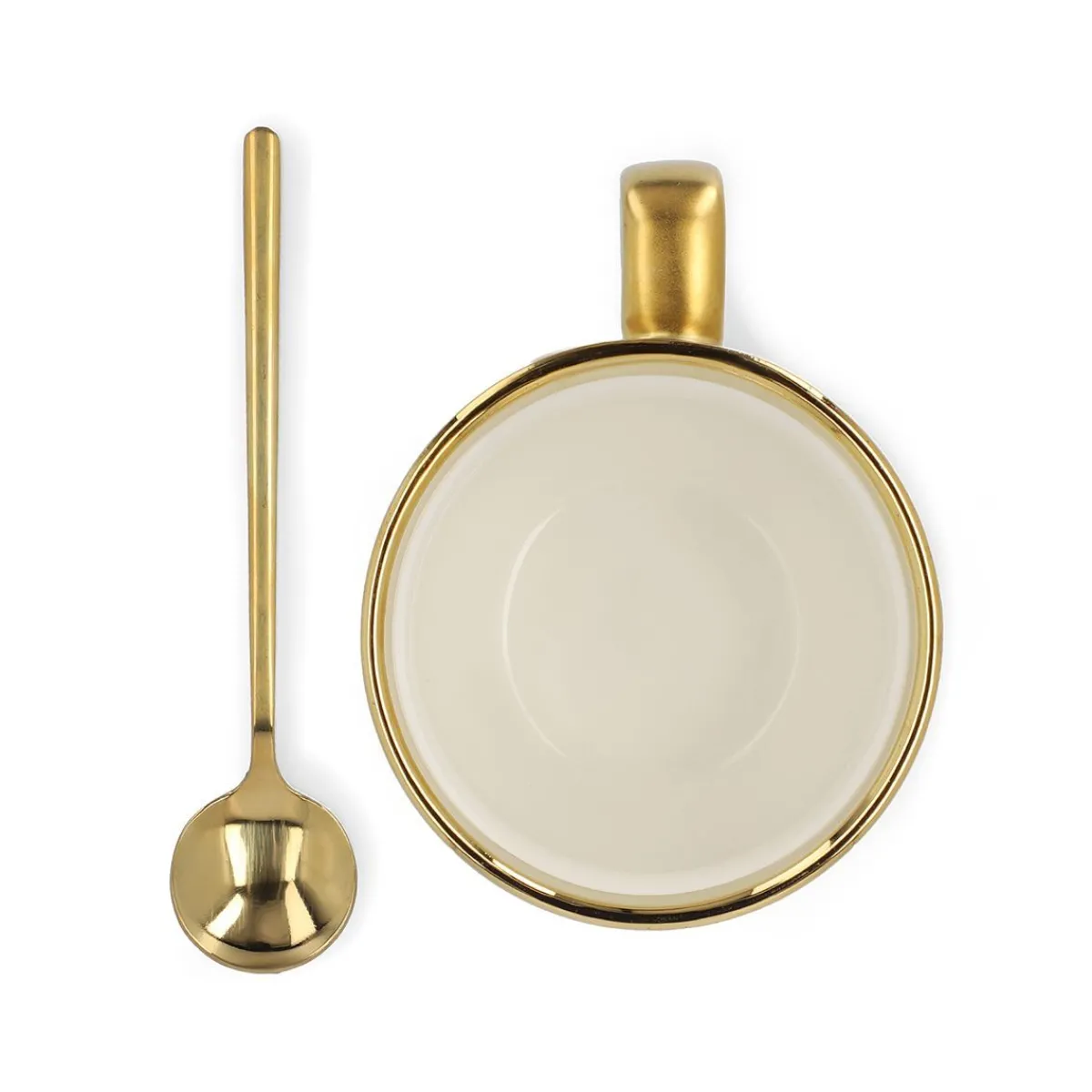 Best Sale Kubek Sinnes Matowy Z Lyzeczka 0,28 L Zastawa Porcelanowa