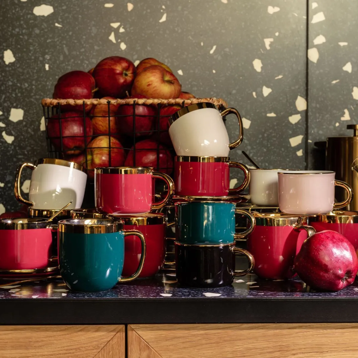 Best Sale Kubek Sinnes Matowy Z Lyzeczka 0,28 L Zastawa Porcelanowa