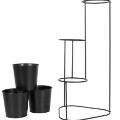Shop Kwietnik Loft 3-Poziomowy 21,5X22,5X45,5 Cm Kwietniki Na Balkon