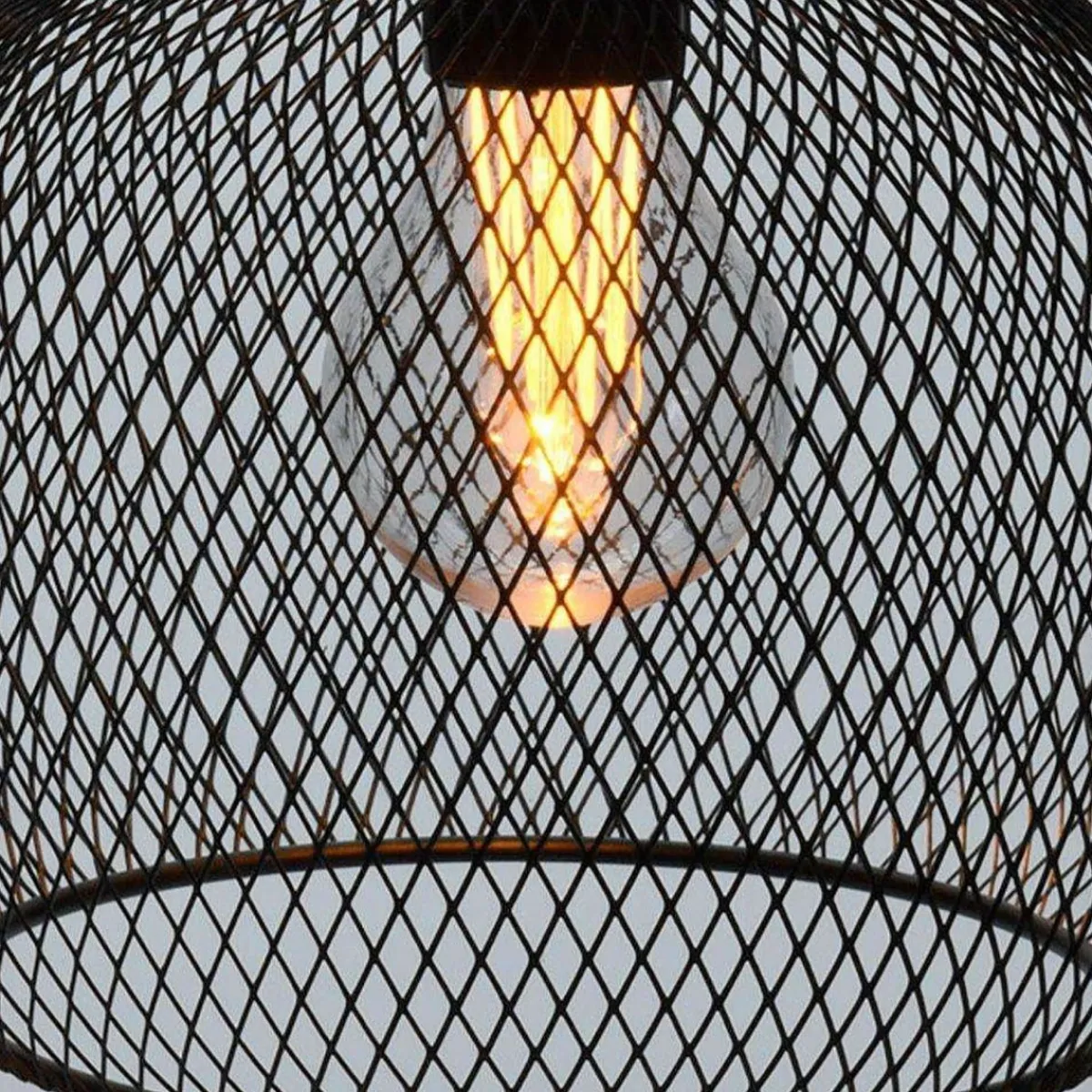 Fashion Lampa Atros Wiszaca Czarna 19X18 Cm Lampy Wiszące