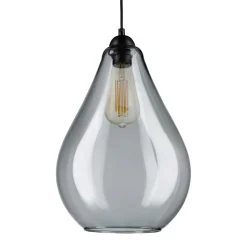 Online Lampa Miste Wiszaca Grafitowa 24X24X180 Cm Lampy Wiszące Pojedyncze