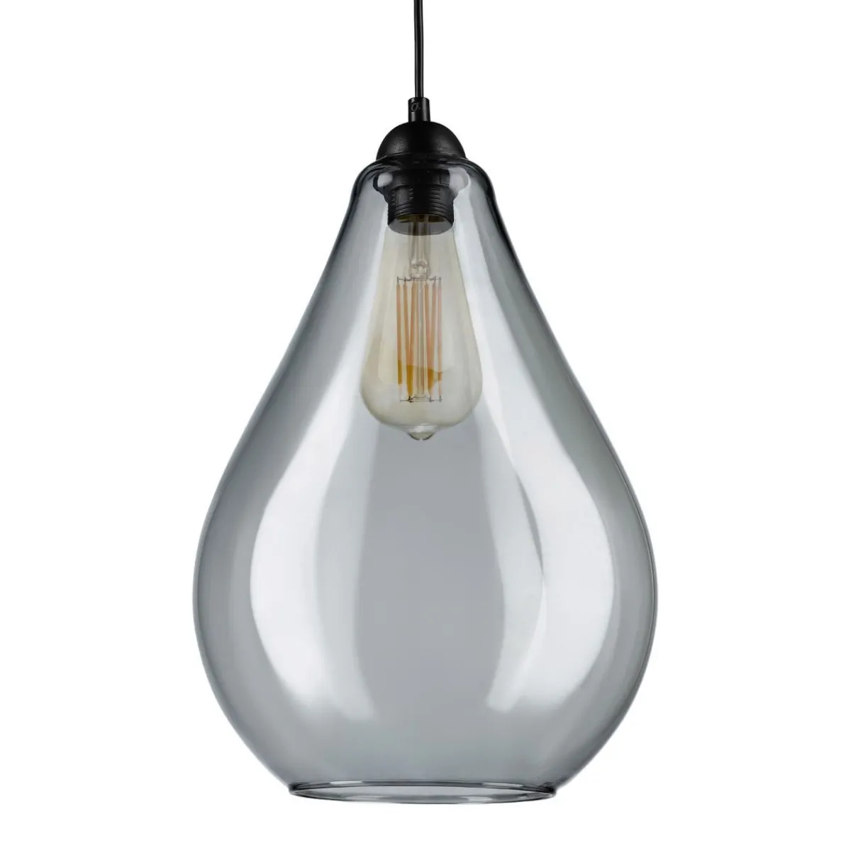 Online Lampa Miste Wiszaca Grafitowa 24X24X180 Cm Lampy Wiszące Pojedyncze