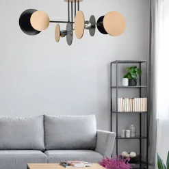 Hot Lampa Sufitowa Zita 4-Punktowa Naturalny 86X31 Cm Lampy Wiszące 4-Punktowe