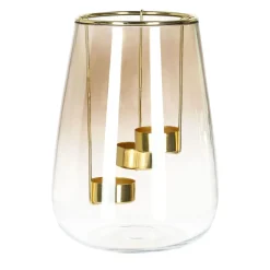 Discount Lampion Galia Szklany 15X20 Cm Lampiony Ogródowe