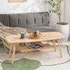 Shop Lawa Meron Naturalny 120X50X46,5 Cm Stoliki Kawowe