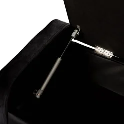 Online Lawka Venlo Welurowa Czarna 100X39X45Cm Siedziska Do Przedpokoju