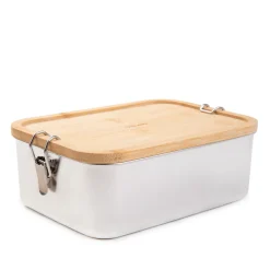 Discount Lunchbox Nukka Prostokatny Z Bambusowa Pokrywka 1,6 L Naczynia Ogródowe I Piknikowe