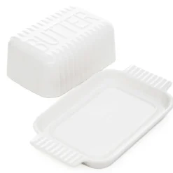 Cheap Maselniczka Felis Porcelanowa Biala 22X13X7 Cm Maselniczki