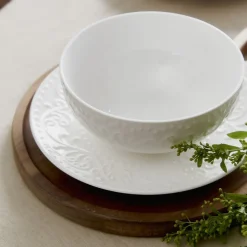 Cheap Miska Sylia Biala Z Ornamentem 15 Cm Zastawa Porcelanowa