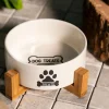 Store Miska Treats Dla Psa S Z Bambusowa Podstawa 13X7 Cm Akcesoria Dla Zwierząt