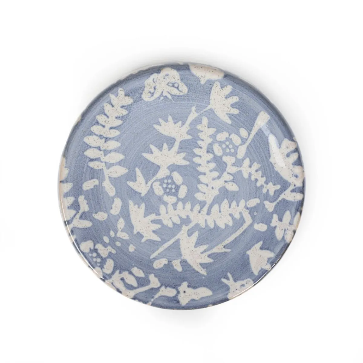 Outlet Mydelniczka Mirabel Niebieska We Wzory 10X10X2,5 Cm Mydelniczki
