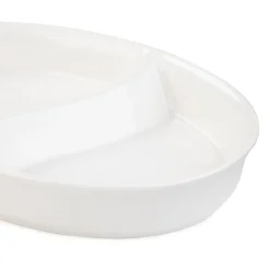 Online Naczyńie Do Serwowania Nelson Z Przegrodka Matowe 35X25X6 Cm Naczynia Ogródowe I Piknikowe