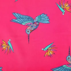 Flash Sale Obrus Frida Kahlo Z Wzorem Kolibra Fuksjowy 90X90 Cm Obrusy