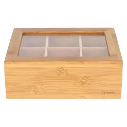 Shop Organizer Bambou Zamykany Bambusowy 21X16 Cm Organizery Łazienkowe