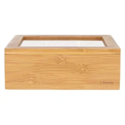 Shop Organizer Bambou Zamykany Bambusowy 21X16 Cm Organizery Łazienkowe