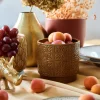 Best Sale Oslonka Na Doniczke Marali W Orientalny Wzor Brazowa 13,5X13 Cm Wazony I Donice