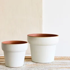 Cheap Oslonka Na Doniczke Maya Ceramiczna 19,5X19,5X16 Cm Wazony I Donice