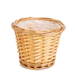 Best Oslonka Na Doniczke Saule Wiklinowa Naturalna 16X13 Cm Wazony I Donice
